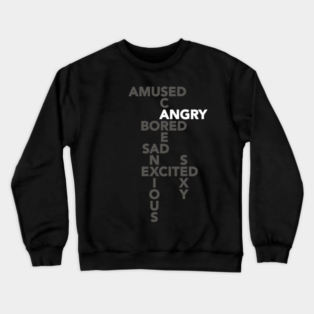 Angry Emotion Sci Fi Shirt Crewneck Sweatshirt by DCLawrenceUK